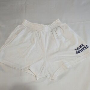 Augusta Sportswear Lake Junkie Shorts Women Medium White Excellent Graphic